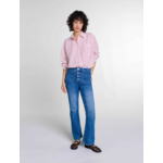 Chemise strassée à rayures