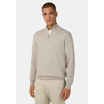 Pull Demi Zip En Laine Mérinos