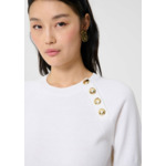 Pull Pastelle-Ecru en Polyester