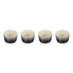 Set de 4 Ramequins 100ml en céramique flint