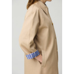 Trench mi-long droit
