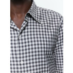 Chemise à col hirondelle en coton