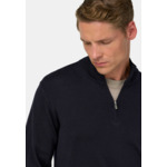 Pull Demi Zip En Laine Mérinos