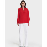 Blouse Tiberina Rouge en Polyester