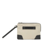 Escapade de Lancel - Pochette Zippee S Avec Dragonne - NATUREL/NOIR