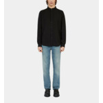 Chemise Noire En Coton Et Lin Homme