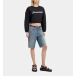 Sweatshirt What Is Court Noir Avec Strass Femme