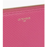 Compagnon zippé Emilie en cuir signature T