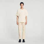 T-shirt orné de fleurs