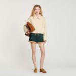 Blouson à détails perlés