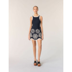 Robe courte avec détails crochet