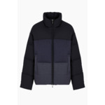 Doudoune - bleu marine à blocs