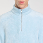 Pull en polaire bouclée