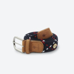 Ceinture marine & rouge