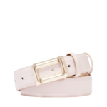 ANGELE DE LANCEL - CEINTURE 30MM AJUSTABLE BOUCLE - Rose Quartz