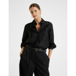 Chemise Emma rayée noire