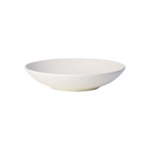 Manufacture - Assiette creuse, ronde, blanche, en porcelaine haut de gamme, 24 x 24 x 5 cm