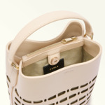 DANAE MINI BUCKET BAG - VITELLO SIDNEY TRAFORATO