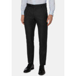 Pantalon Anthracite En Laine Super 130 Slim Fit