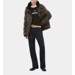 Doudoune Blason Marron Homme