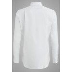 Chemise Blanche Pin Point En Coton Regular Fit