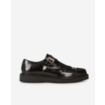 Derbies En Cuir Avec Boucle Western