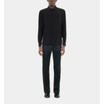 Chemise En Soie Noire Homme