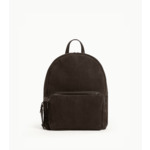 Sac à dos zippé Emile en cuir côtelé et lisse