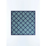 Pochette en twill de soie à motif