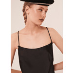 Robe Reane-Noir en Polyester