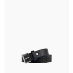 Ceinture homme avec boucle carrée en cuir lisse