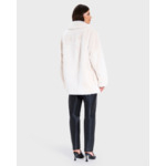 Manteau Martiala Ecru en Polyester