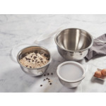 Set de 3 bols mélangeurs en Inox avec couvercle
