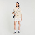 Veste sans manches en tweed