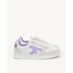 Baskets basses blanches & violet clair