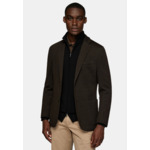 Veste Structurée en Laine Jersey