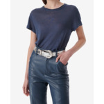 T-Shirt En Lin Col Rond Third