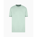 T-shirt vert logo milieu n
