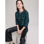 Veste courte en tweed