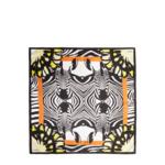 Motif Zebra Mania - Carre 90 - Noir/Blanc