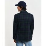 Slim Fit Black Watch Check Blazer