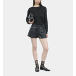 T-Shirt Manches Longues Noir Femme