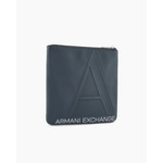 Sac bandoulière plat homme - bleu marine