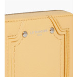 Porte cartes zippé Ella en cuir grainé
