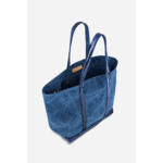 Cabas L en Lin Zippé Porté Epaule