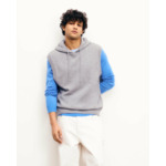 Pull Sans Manches à Capuche