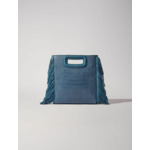 Sac M en cuir effet croco placé