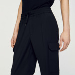 Pantalon cargo élastiqué