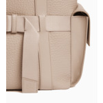 Sac à dos à rabat Noah en cuir grain buffle et cuir lisse