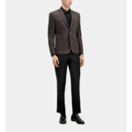 Veste De Costume Classique Motif Pied De Poule Homme